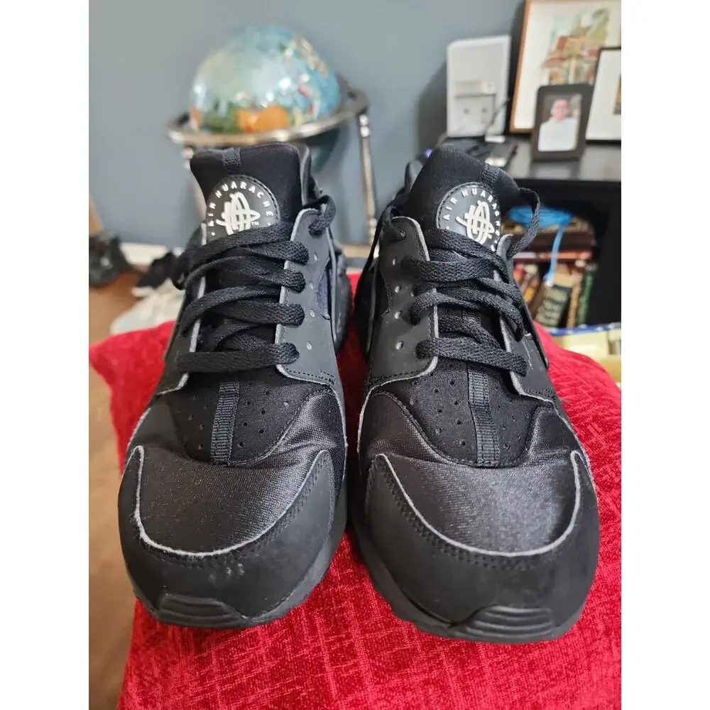 Nike Air Huarache Run Triple Black Size 8 M